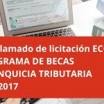 1° Llamado de Licitación ECCL - PROGRAMA DE BECAS FRANQUICIA TRIBUTARIA AÑO 2017