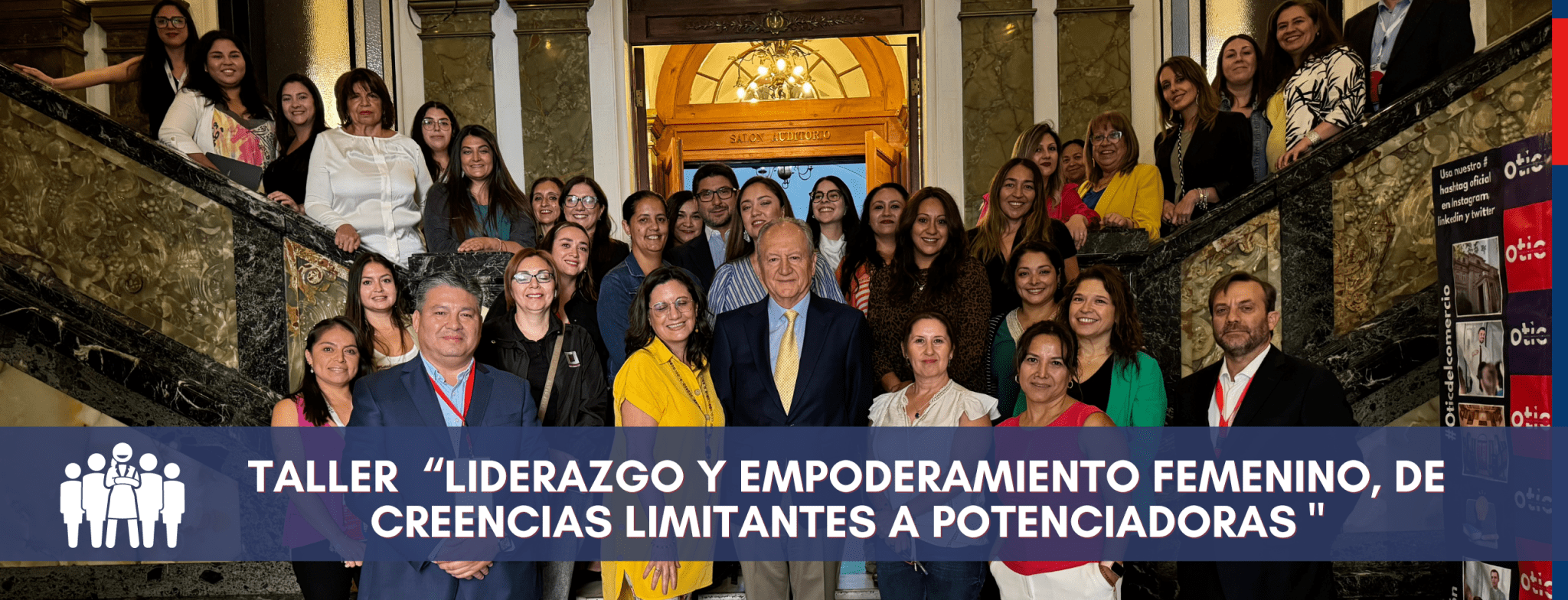 En el corazón de Santiago, el Otic del Comercio junto con la Universidad Alberto Hurtado, han organizado el taller titulado «Liderazgo y Empoderamiento Femenino: De Creencias Limitantes a Potenciadoras».