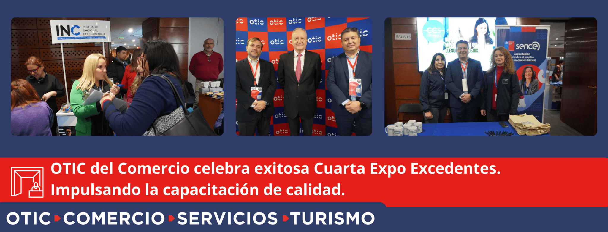 OTIC del Comercio celebra exitosa Cuarta Expo Excedentes, impulsando la capacitación de calidad.