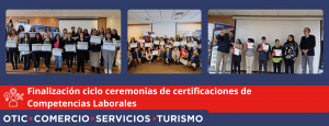 Finalización ciclo ceremonias de certificaciones de competencias laborales