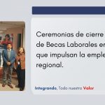 Ceremonias de cierre de cursos del Programa de Becas Laborales en la Región de Valparaíso que impulsan la empleabilidad y el desarrollo regional.